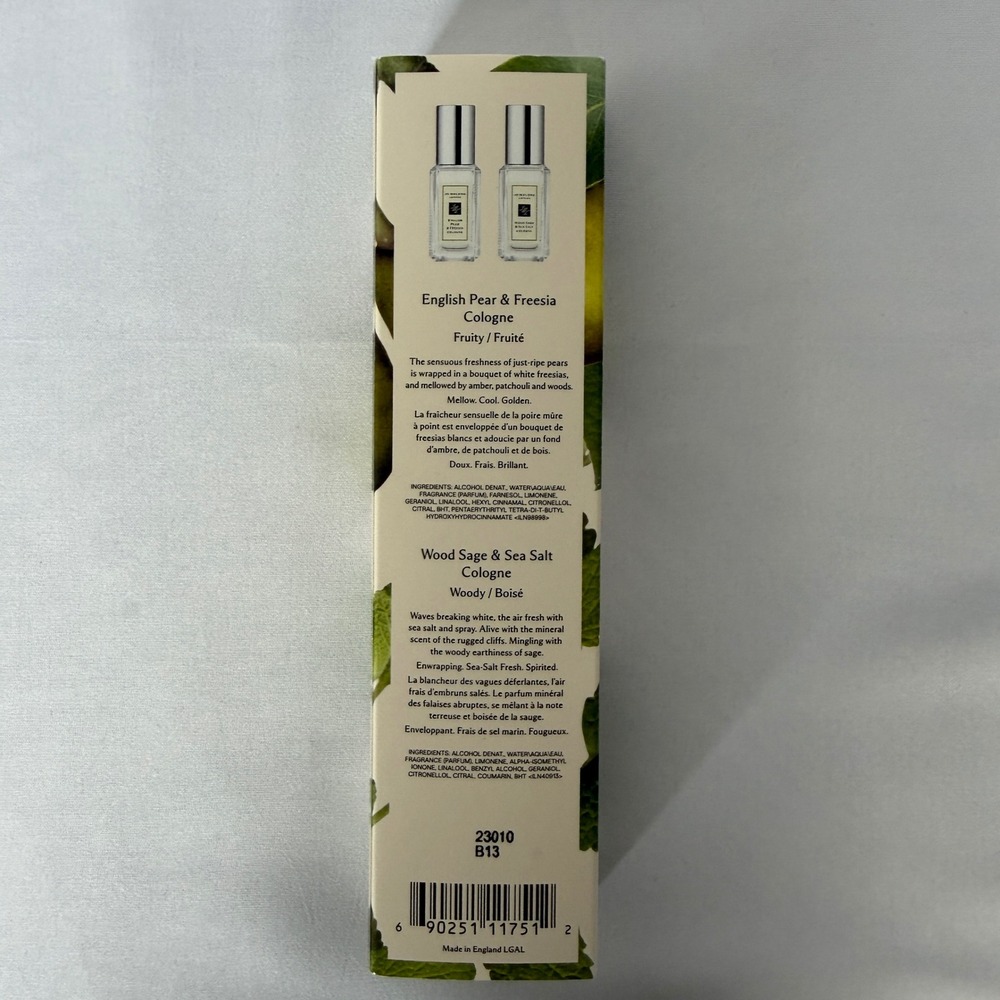 Jo Malone London Travel Cologne Duo English Pear & Freesia Wood Sage & Sea Salt - Picture 3 of 3